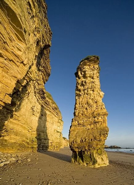 Lots Wife Rock Formation, South Shields, Tyne And Wear, England