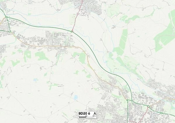 Bradford BD20 6 Map