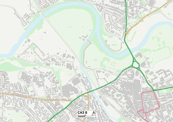Carlisle CA3 8 Map