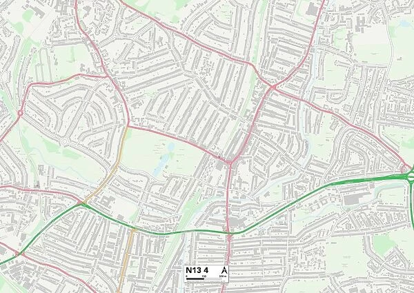 Enfield N13 4 Map