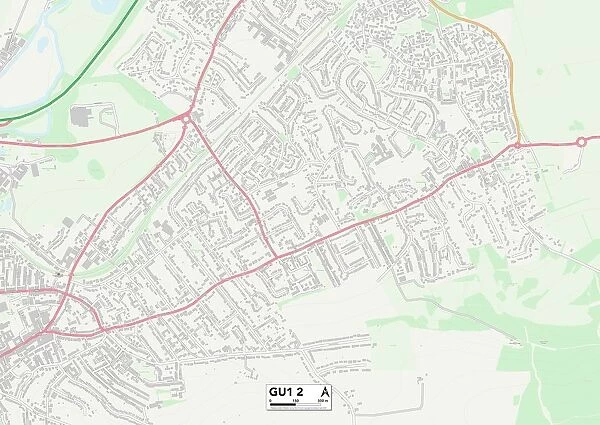 Guildford GU1 2 Map