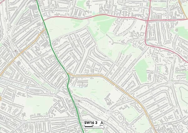 Lambeth SW16 3 Map