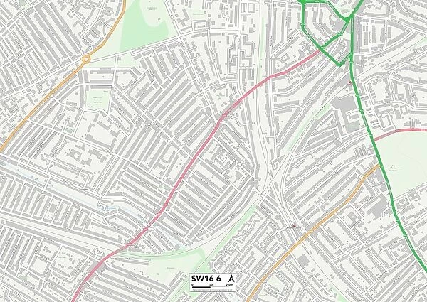 Lambeth SW16 6 Map