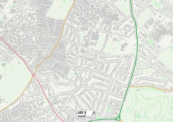 Leicester LE5 5 Map