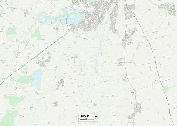 Lincoln LN5 9 Map