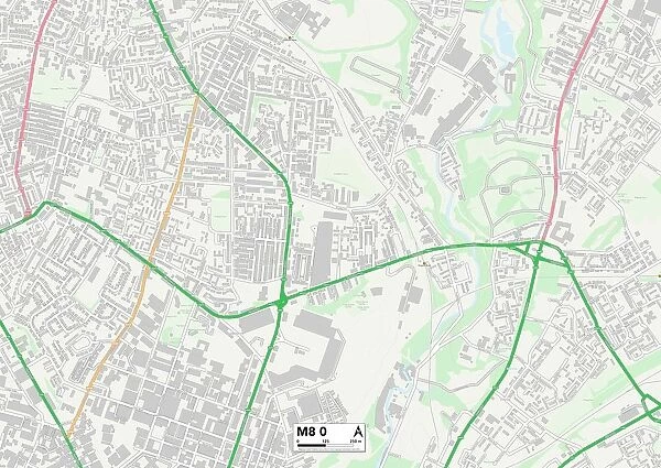 Manchester M8 0 Map