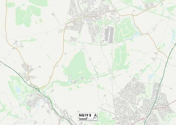 Mansfield NG19 8 Map
