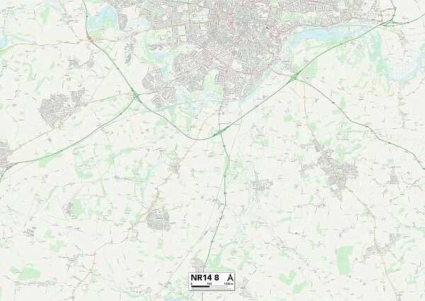 Norfolk NR14 8 Map