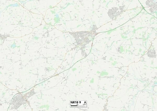 Norfolk NR18 9 Map