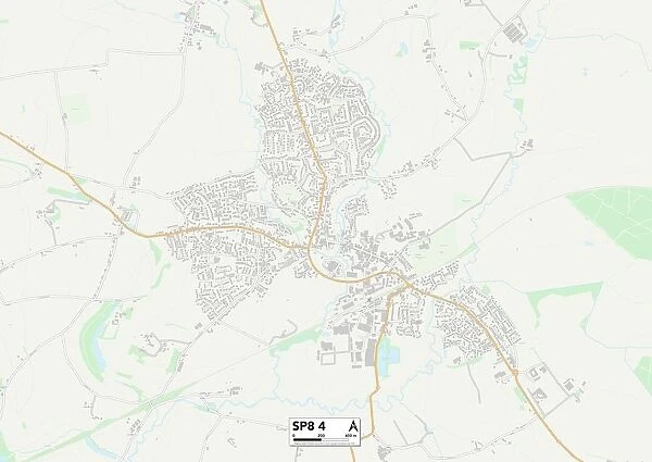 North Dorset SP8 4 Map