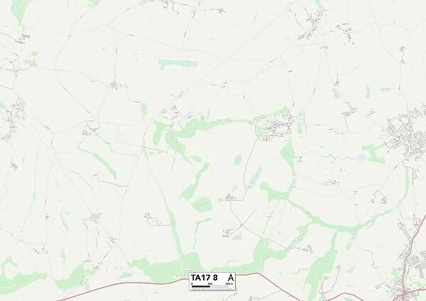 Somerset TA17 8 Map