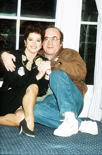 Actor Bob Hoskins with actress Gemma Craven at a photocall for '