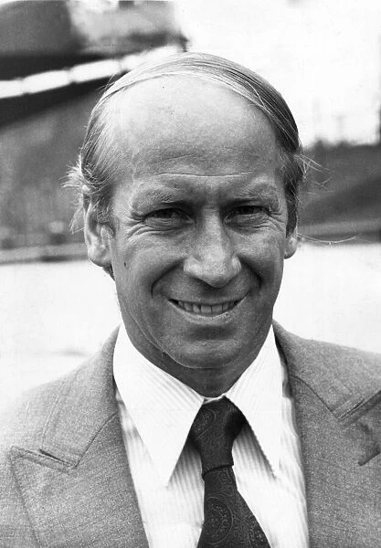 Bobby Charlton, pictured when he was manager of Preston North End Football Club