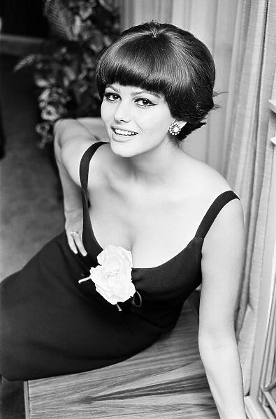 Claudia Cardinale, Italian film actress aged 24 years old