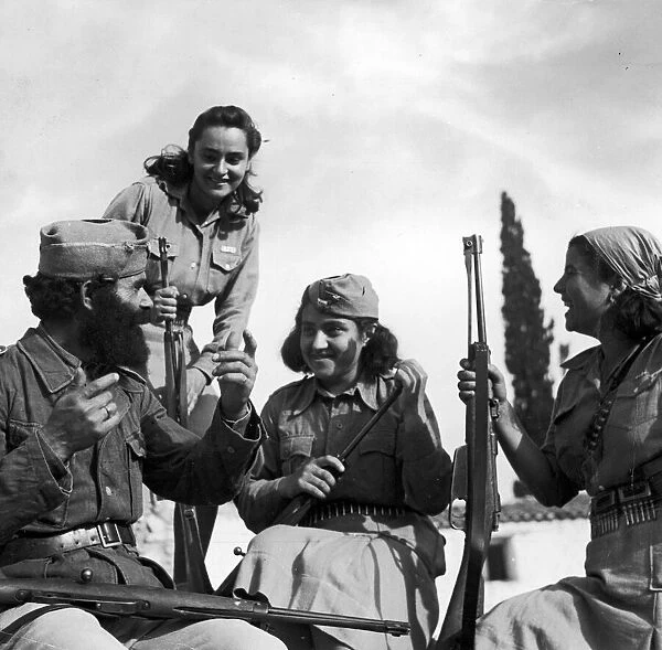 Partisans of Athens, Greece who took on the job of preserving the city