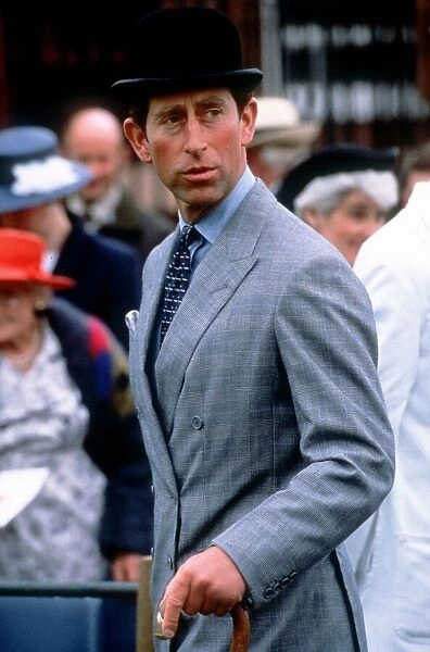 Prince Charles at the Quorn Hunt Poppy Show in Leicester July 1988