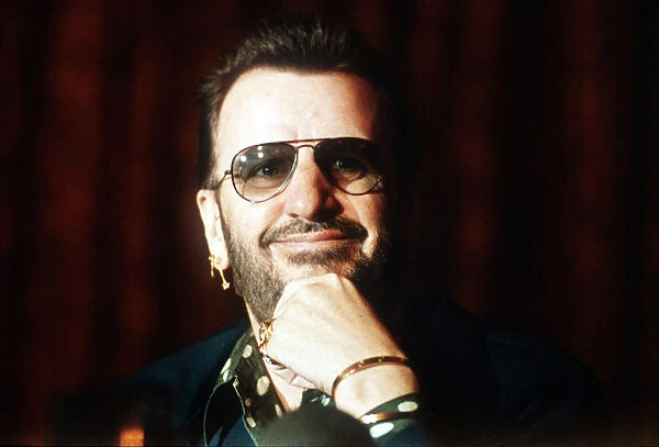 Ringo Starr ex drummer of The Beatles Circa 1980s
