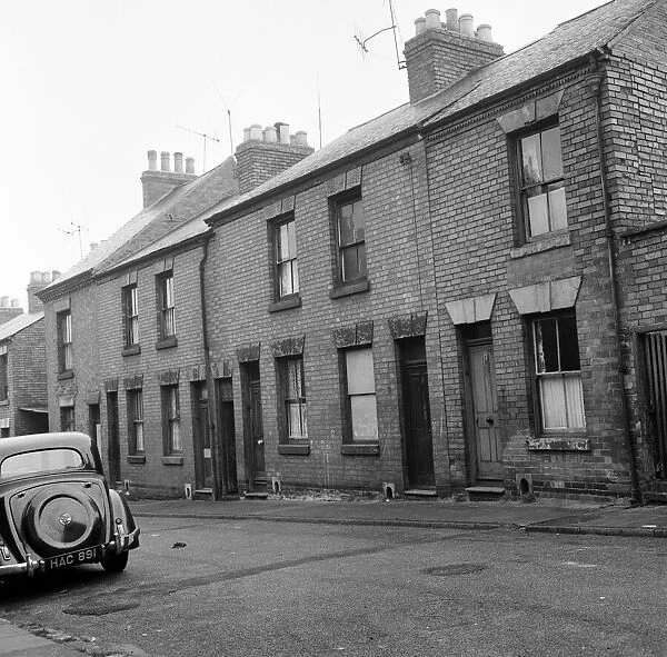 Slum areas of Leicester. 18th October 1963