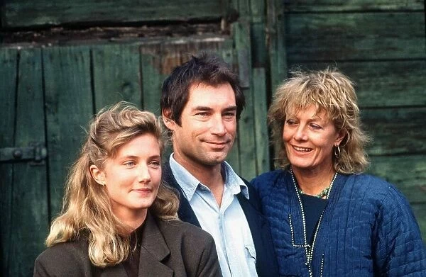 Timothy Dalton actor with actresses Vanessa Redgrave and Joely Richardson who star in