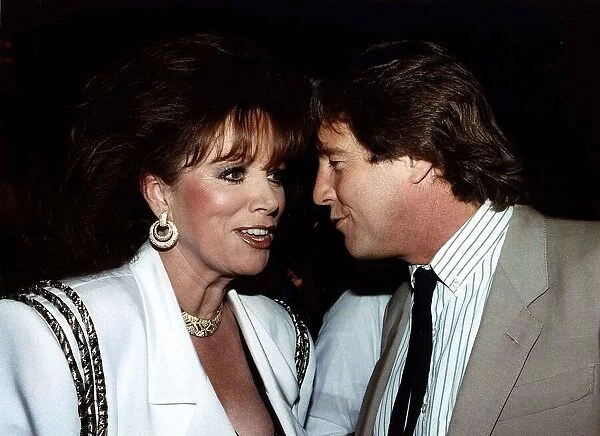 Bill Wiggins runs a video dating agency aand is the ex lover of Joan Collins pictured