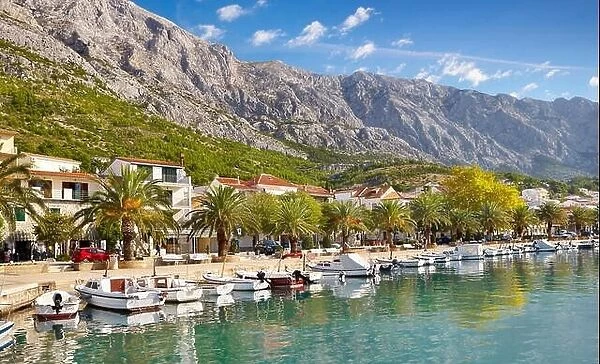 Baska Voda Village, region Makarska Riviera, Dalmatia, Croatia