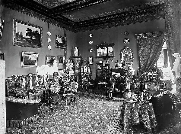 Lounge. Date of Photograph:1905 ca