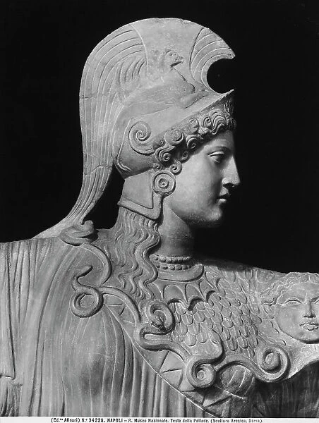 Statue of Pallas Athena from Herculaneum, at the National Archaeological Museum in Naples