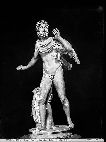 Statuette of Ulysses, Roman copy of original parchments, Archaeological Museum, Venice
