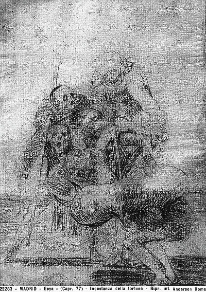 'What one does to another, ' drawing by Goya, in the Prado Museum in Madrid