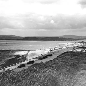 Exmouth from Orcombe Point, Devon, July 1936