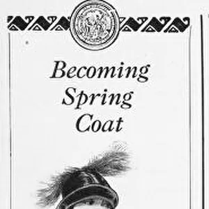 Advert for an attractive Spring coat from Army