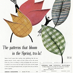 Advert for Japshan pure silk patterns 1935