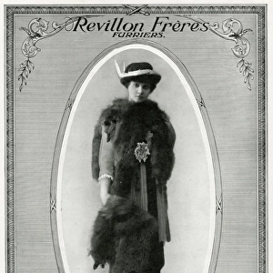Advert for Revillon Freres furriers 1913