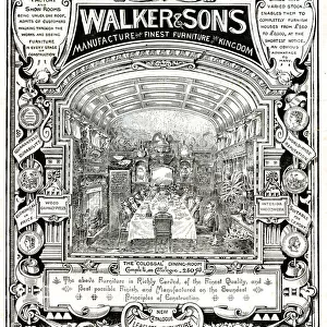 Advert, Walker & Sons, Bunhill Row, London
