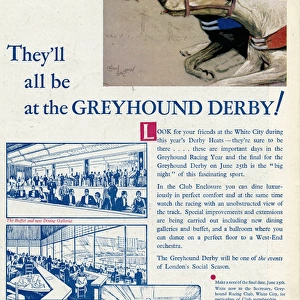 Advert for White City Greyhound Racing 1932