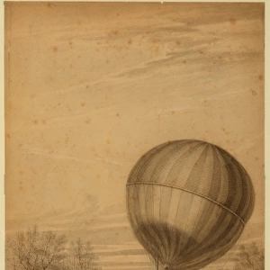 The Aerostatic globe balloon, belonging to Jacques Charles