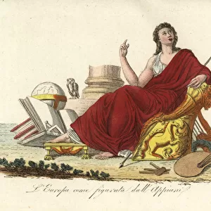 Allegorical figure of Europe by Andrea Appiani
