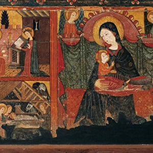 Altarpiece of Bellver de Cerdanya. Painted wood. 14th C. by
