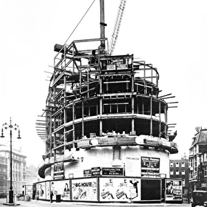 BBC Broadcasting House under construction, London