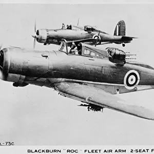 Blackburn Roc British Fleet Air Arm fighter plane