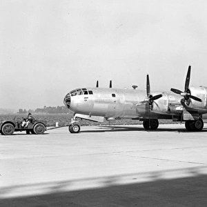 Boeing B-29 Superfortress on the ground