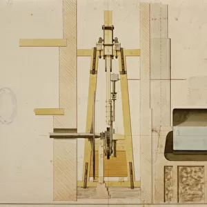 Boulton and Watt engine, drawing