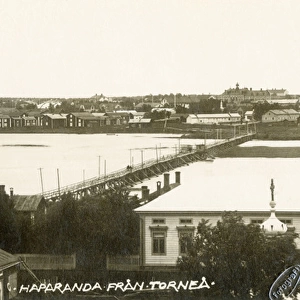 Bridge from Haparanda to Tornio, Sweden-Finland