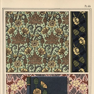 Buttercup in art nouveau patterns