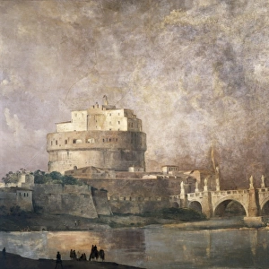 CAFFI, Ippolito (1809-1866). Castel Sant Angelo