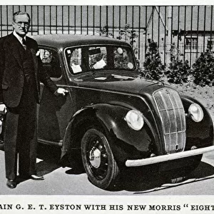 Captain George E. T. Eyston and car