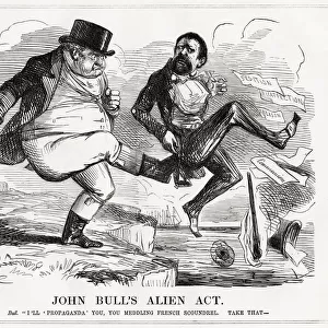 Cartoon, John Bulls Alien Act