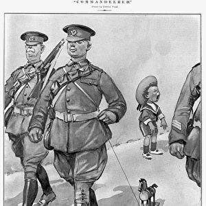 Commandeered by Lawson Wood, WW1 cartoon