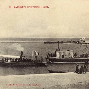 The Construction of the Quay, Chios Town