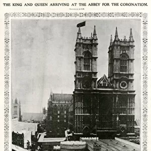 Coronation of George V - arriving at Westminster Abbey 1911